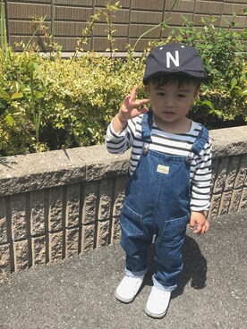 so_cさん（キッズ・90cm）の春コーディネート