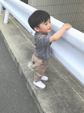 so_cさん（キッズ・90cm）の春コーディネート