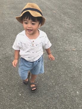 so_cさん（キッズ・80cm）の夏コーディネート