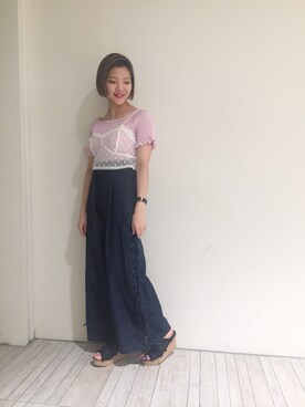 TAKAMATSU SAHOさん（レディース・154cm）の春コーディネート