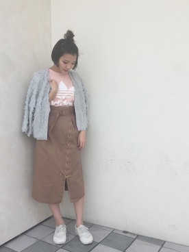 「w closet」｜TAKAMATSU SAHOさん（レディース・154cm）の春コーディネート