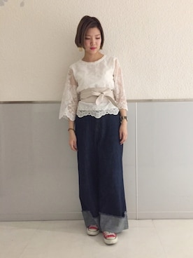 TAKAMATSU SAHOさん（レディース・154cm）の春コーディネート