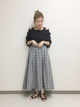 TAKAMATSU SAHOさん(レディース・154cm)の夏コーディネート