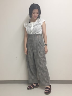 「w closet」｜TAKAMATSU SAHOさん（レディース・154cm）の夏コーディネート