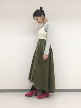 「w closet」｜TAKAMATSU SAHOさん（レディース・154cm）の秋コーディネート