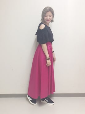 「w closet」｜TAKAMATSU SAHOさん（レディース・154cm）の夏コーディネート