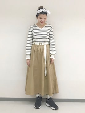 TAKAMATSU SAHOさん（レディース・154cm）の冬コーディネート