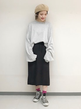 「w closet」｜TAKAMATSU SAHOさん（レディース・154cm）の冬コーディネート