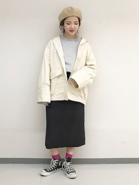 「w closet」｜TAKAMATSU SAHOさん（レディース・154cm）の冬コーディネート