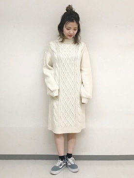 TAKAMATSU SAHOさん（レディース・154cm）の冬コーディネート