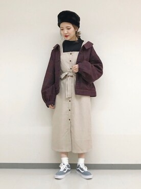 TAKAMATSU SAHOさん（レディース・154cm）の秋コーディネート