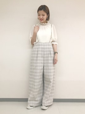 TAKAMATSU SAHOさん（レディース・154cm）の春コーディネート