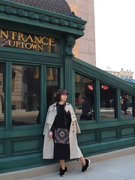 「VICKY（ビッキー）のアイテム（ジャケット/アウター）」を使った、koukousyumaiさん（レディース・164cm）の春コーディネート