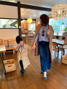 「息子コーデ」｜「アイテム（その他アウター）」を使った、koukousyumaiさん（レディース・164cm）の春コーディネート