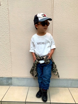 koukousyumaiさん（キッズ・100cm）の春コーディネート