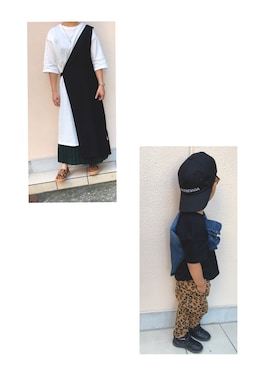 「PURPOSE（パーパス）のアイテム」を使った、koukousyumaiさん（キッズ・110cm）の秋コーディネート