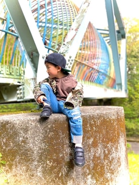 「ファッションの力を信じよう」｜koukousyumaiさん（キッズ・120cm）の春コーディネート