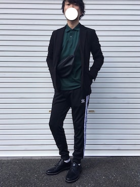 「アイテム（ボディバッグ/ウエストポーチ）」を使った、Kai🐳さん（メンズ・178cm）の秋コーディネート