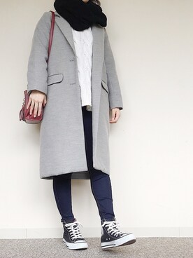 あ ず 。さん（レディース・160cm）の冬コーディネート