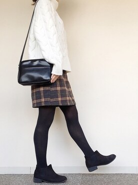 あ ず 。さん（レディース・160cm）の冬コーディネート