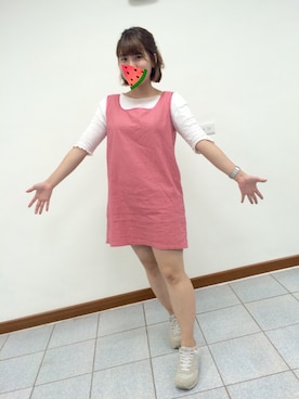 「handmade」｜「アイテム（アナログ腕時計）」を使った、littlelove さん（レディース・159cm）の夏コーディネート