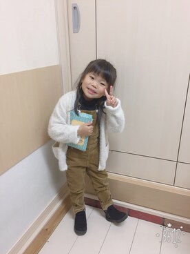 cocoroさん（キッズ・100cm）の冬コーディネート