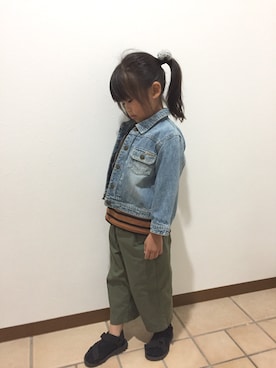 cocoroさん（キッズ・100cm）の秋コーディネート