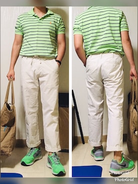 「GIORDANO」｜peter jacksonさん（メンズ・171cm）の春コーディネート