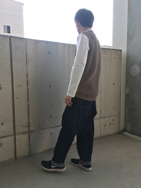 「ADPOSION（アドポーション）のアイテム（トップス）」を使った、たまさん（メンズ・167cm）の秋コーディネート
