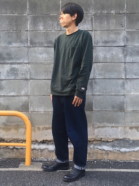 「HALB（ハルプ）のアイテム」を使った、たまさん（メンズ・167cm）の秋コーディネート