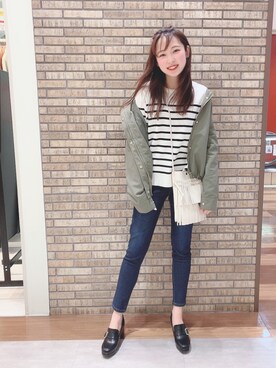 chikaさん（レディース・160cm）の春コーディネート