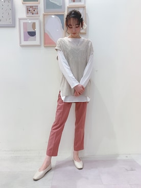 chikaさん（レディース・160cm）の春コーディネート