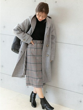 「キルティングコート」｜PREFERIR_webさん（レディース・160cm）の秋コーディネート