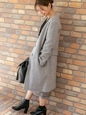 「キルティングコート」｜PREFERIR_webさん（レディース・160cm）の秋コーディネート