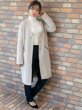 「キルティングコート」｜PREFERIR_webさん（レディース・160cm）の秋コーディネート