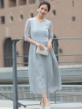 「フォーマルドレス」｜PREFERIR_webさん（レディース・160cm）の冬コーディネート