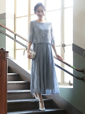 「フォーマルドレス」｜PREFERIR_webさん（レディース・160cm）の冬コーディネート