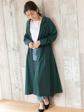 「コートワンピ」｜PREFERIR_webさん（レディース・160cm）の冬コーディネート