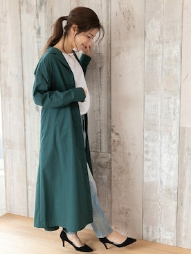 「コートワンピ」｜PREFERIR_webさん（レディース・160cm）の冬コーディネート