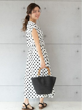 ドットワンピース のレディース人気ファッションコーディネート Wear