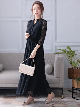 ドレス ロング マキシ丈 コーディネート Zozotown