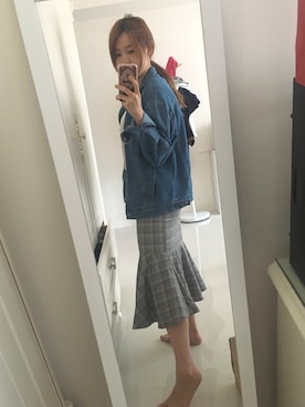 「Kashin（カシン）のアイテム」を使った、Debby Choさん（レディース・158cm）の夏コーディネート