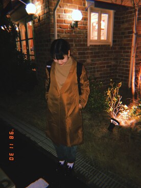 「BEAMS（ビームス）のアイテム（ダウンジャケット/コート）」を使った、ＭＩＳＡＫＩさん（レディース・153cm）の秋コーディネート