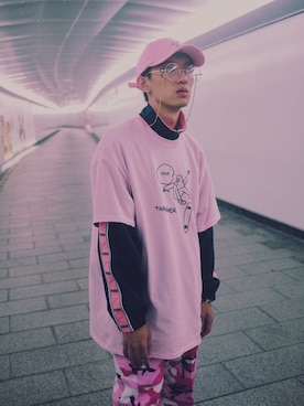 「PUMA（プーマ）のアイテム（スタジャン）」を使った、GigaLiuさん（メンズ・173cm）の秋コーディネート