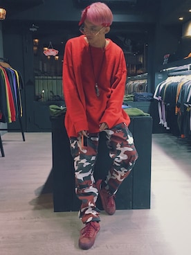 「allred」｜GigaLiuさん（メンズ・173cm）の秋コーディネート