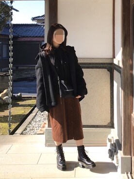 「splendid（スプレンディッド）のアイテム」を使った、soraさん（レディース・158cm）の冬コーディネート