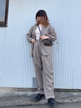 「マーチン」｜「アイテム（セットアップ）」を使った、soraさん（レディース・158cm）の春コーディネート