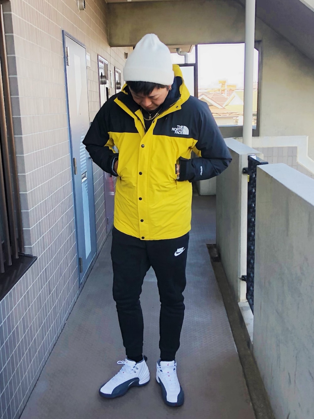 THE NORTH FACEのマウンテンパーカー（イエロー系）を使った人気