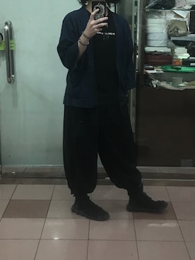 「RIOTのアイテム」を使った、ykmさん（メンズ・172cm）の春コーディネート