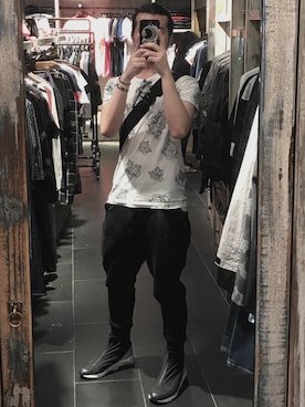 「HUGO BOSS（ヒューゴボス）のアイテム（パンツ）」を使った、ykmさん（メンズ・178cm）の春コーディネート